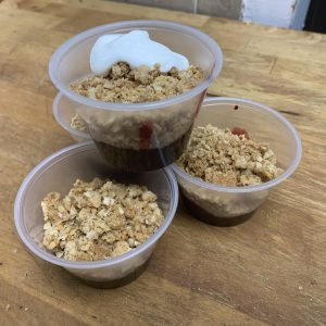 DeConstructed Mixed Berry Crumble