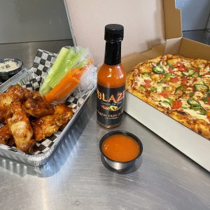 Spicy Pizza and Wings Combo