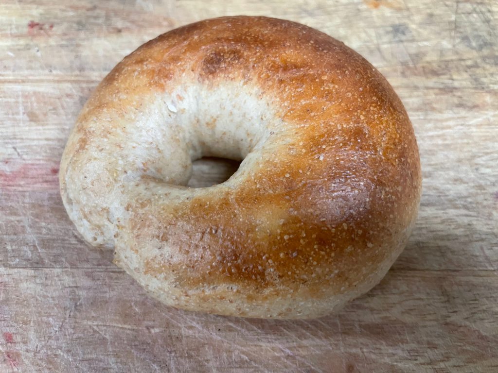 Whole Wheat Bagel Pizzaco