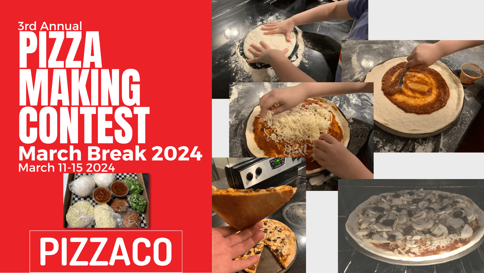 Read more about the article 3rd Annual Pizza Making Contest March Break 2024