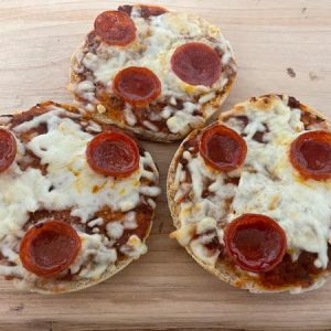 Cup Char Pepperoni Pizza Bagels