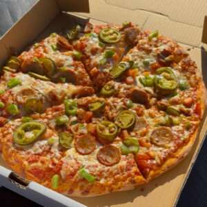 Suicide Sicilian Pizza (very spicy)